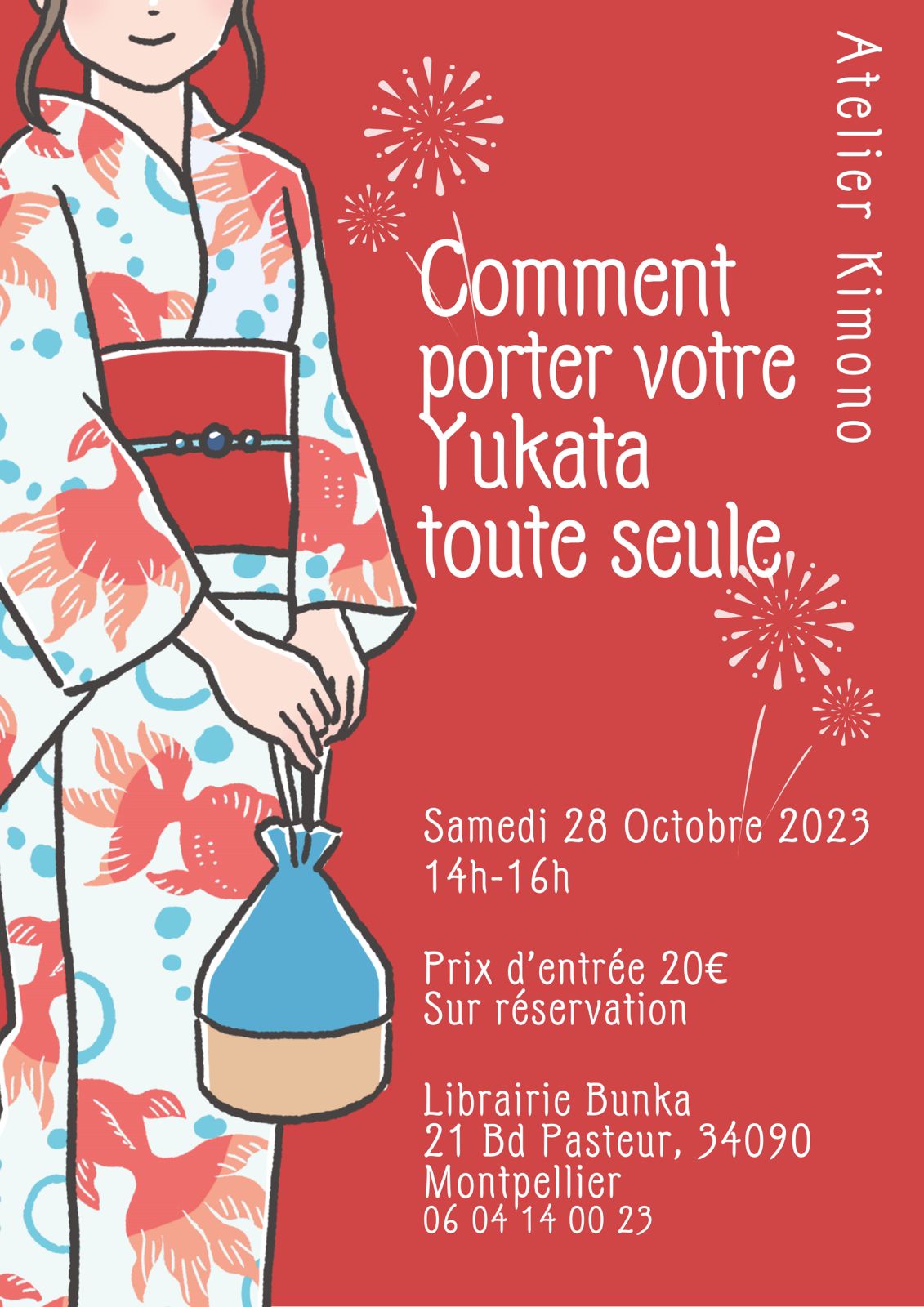 Comment porter votre Yukata toute seule